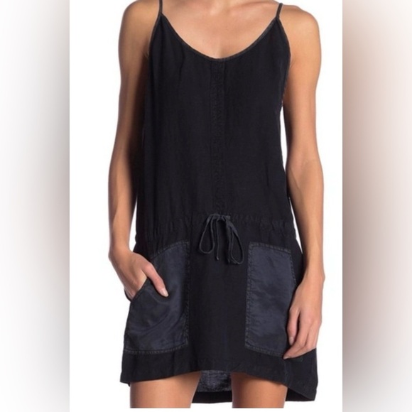 Young Fabulous & Broke Dresses & Skirts - Young Fabulous Broke Tencel Linen  Pinafore Dress Medium